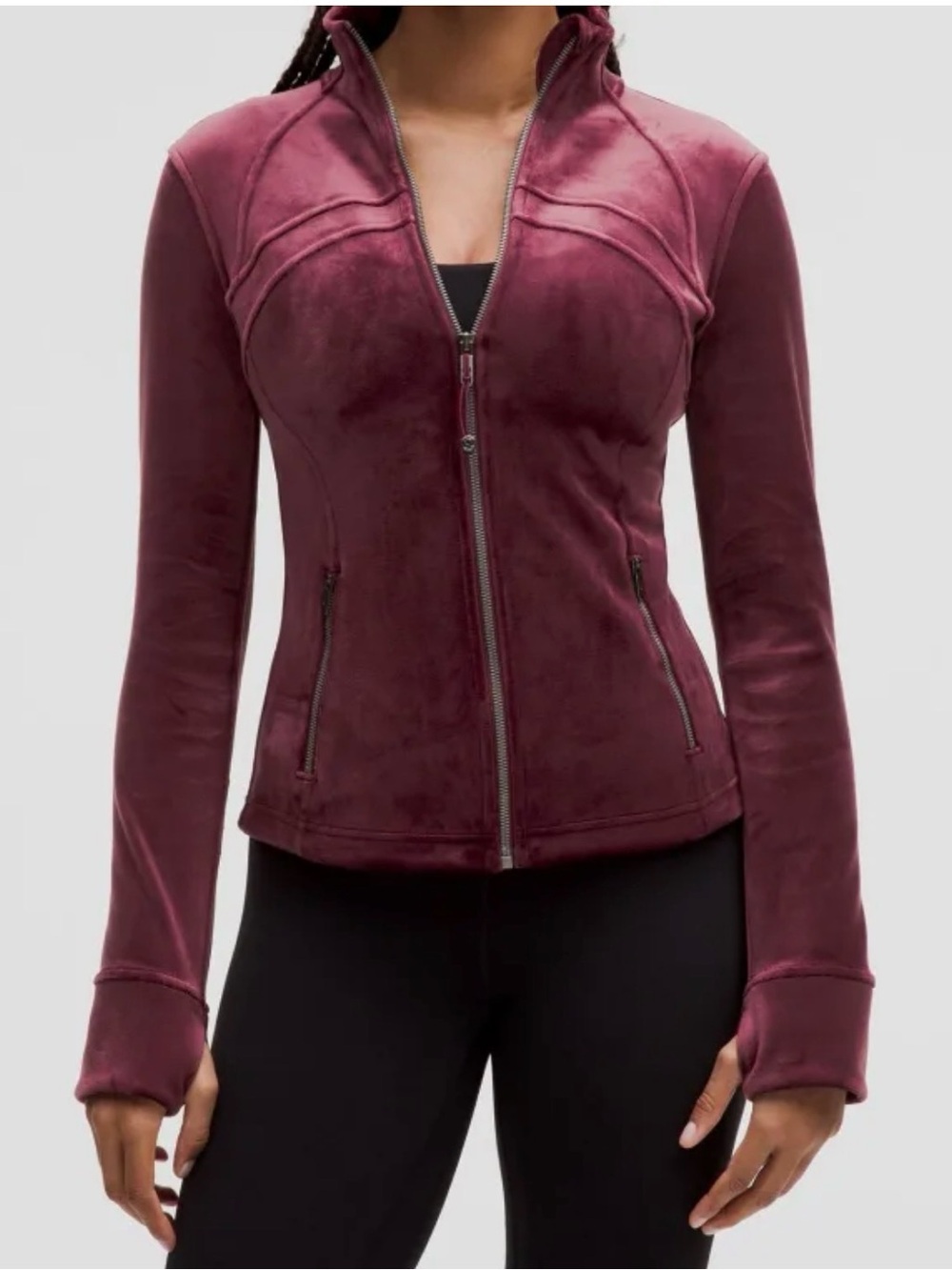 Define velvet jacket Lululemon xxs size 2
